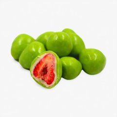 Драже "Сублимированная клубника в шоколадно-лаймовой глазури" 100 г 