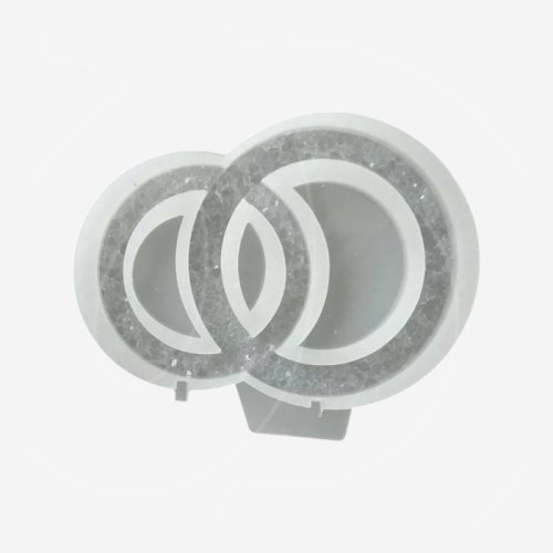 Форма силиконовая "Свадебные кольца" 