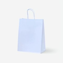 Пакет с ручками Белый 24х14х28 см 