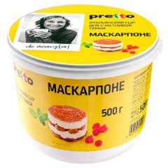 Сыр маскарпоне Pretto 80% 500 г 