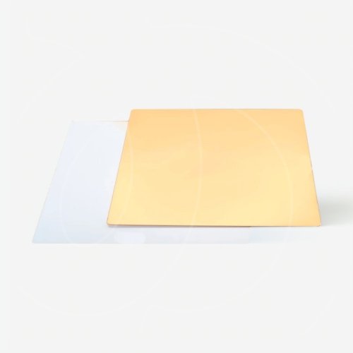 Подложка под торт Золото/Белая 1,5 мм 25х25 см 