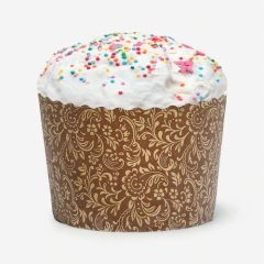 Форма для кулича "Флора" D110 H85 10 шт pmk11085sF