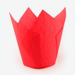 Капсула тюльпан Красная D50 H80 мм 1 шт TULIP R 50*80 E    716050PRE_R, б-32